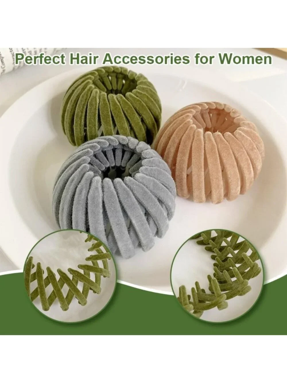 Expandable Hair Bun Maker Clip - Magic Hair Accessories for Women, Ponytail